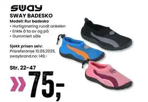Sport Outlet SWAY BADESKO tilbud