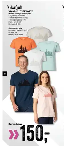 Sport Outlet VIKAFJELL T-SKJORTE tilbud