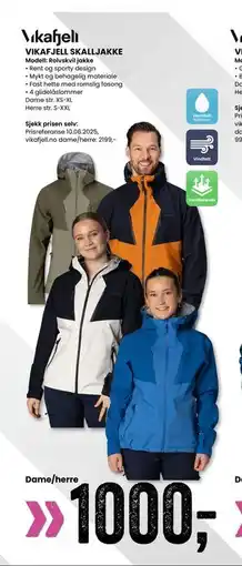 Sport Outlet VIKAFJELL SKALLJAKKE tilbud