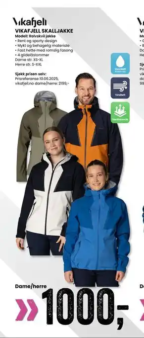 Sport Outlet VIKAFJELL SKALLJAKKE tilbud