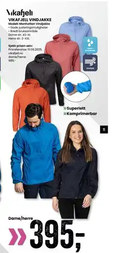 Sport Outlet VIKAFJELL VINDJAKKE tilbud