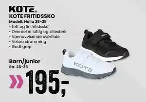 Sport Outlet KOTE FRITIDSSKO tilbud