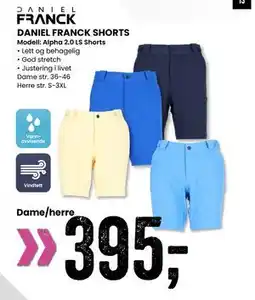 Sport Outlet DANIEL FRANCK SHORTS tilbud