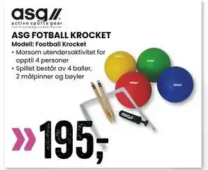Sport Outlet ASG FOTBALL KROCKET tilbud