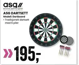 Sport Outlet ASG DARTSETT tilbud