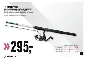 Sport Outlet KINETIC FERSKVANN/SJØFISKESETT tilbud