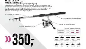 Sport Outlet KINETIC TELESKOPSETT tilbud