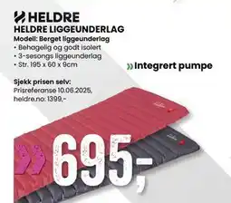 Sport Outlet HELDRE LIGGEUNDERLAG tilbud