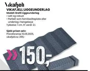Sport Outlet VIKAFJELL LIGGEUNDERLAG tilbud