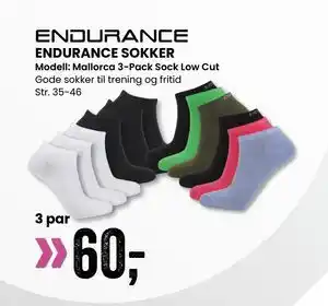 Sport Outlet ENDURANCE SOKKER tilbud
