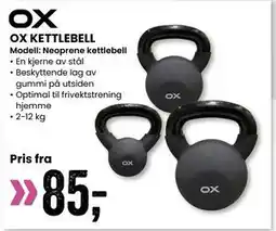 Sport Outlet OX KETTLEBELL tilbud