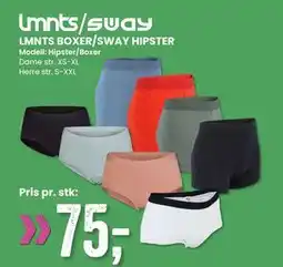 Sport Outlet LMNTS BOXER/SWAY HIPSTER tilbud
