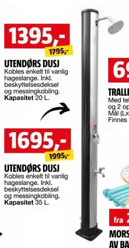 Bauhaus UTENDØRS DUSJ tilbud