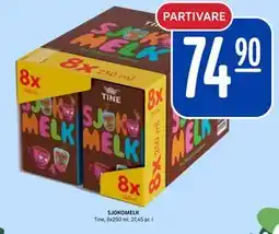 Rema 1000 SJOKOMELK tilbud