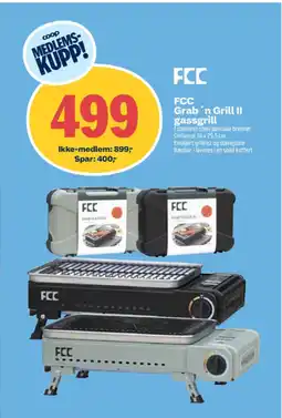 Coop Obs FCC Grab 'n Grill II gassgrill tilbud