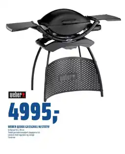 Coop Obs WEBER Q2000 GASSGRILL M/STATIV tilbud