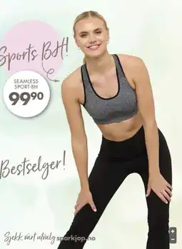 Sparkjøp SEAMLESS SPORT-BH tilbud