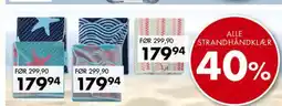 Sparkjøp ALLE STRANDHÅNDKLÆR tilbud