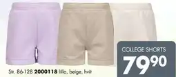 Sparkjøp COLLEGE SHORTS tilbud
