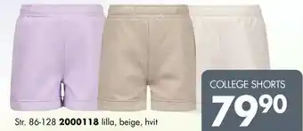 Sparkjøp COLLEGE SHORTS tilbud