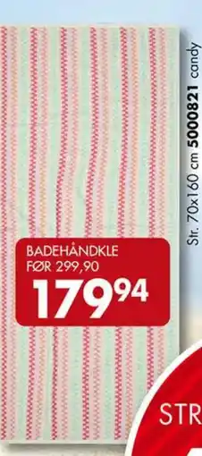 Sparkjøp BADEHÅNDKLE tilbud