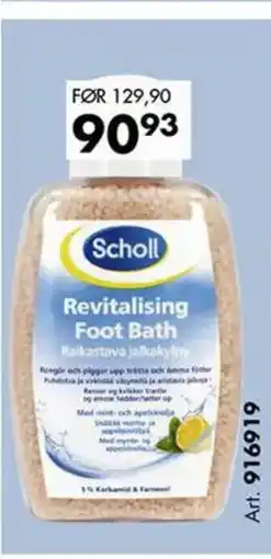 Sparkjøp Scholl Revitalising Foot Bath tilbud