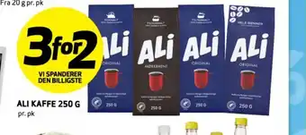 Bunnpris Ali kaffe tilbud