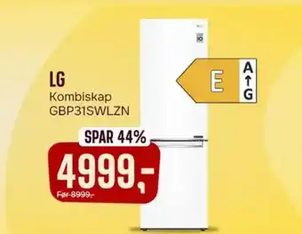 Skousen LG Kombiskap GBP31SWLZN tilbud