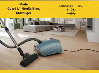 Skousen Miele Guard L1 Nordic Blue, Støvsuger tilbud