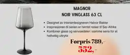 Kitch'n Magnor noir vinglass tilbud