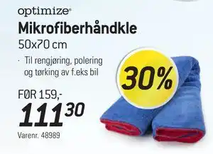 Thansen Mikrofiberhåndkle tilbud