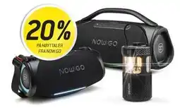 Thansen 20% PÅ HØYTTALER FRA NOW:GO tilbud