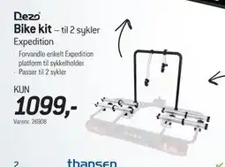 Thansen Bike kit tilbud