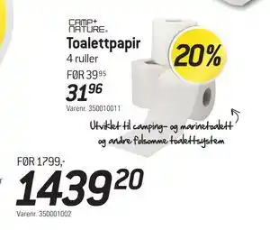 Thansen Toalettpapir tilbud