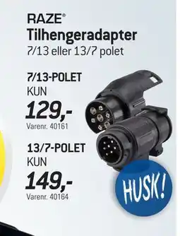 Thansen Tilhengeradapter tilbud
