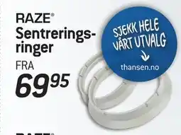 Thansen Sentreringsringer tilbud