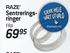 Thansen Sentreringsringer tilbud