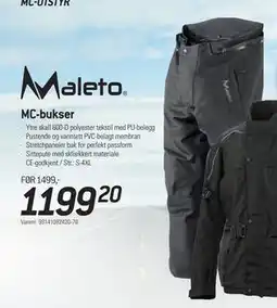 Thansen MC-bukser tilbud