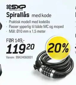 Thansen Spirallås tilbud