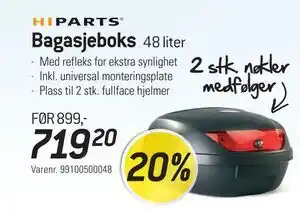 Thansen Bagasjeboks tilbud