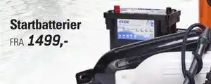 Thansen Startbatterier tilbud