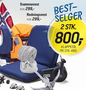 Thansen KLAPPSTOL tilbud