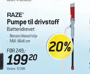 Thansen Pumpe til drivstoff tilbud