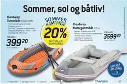 Thansen 20% PÅ UTVALGTE GUMMIBÅTER tilbud