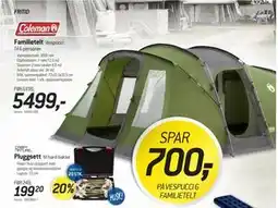 Thansen Familietelt tilbud
