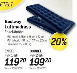 Thansen Luftmadrass tilbud