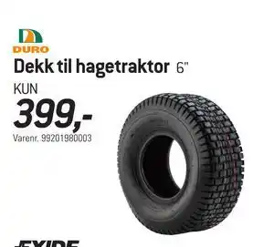 Thansen Dekk til hagetraktor tilbud