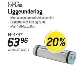 Thansen Liggeunderlag tilbud