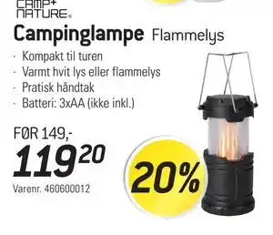 Thansen Campinglampe tilbud