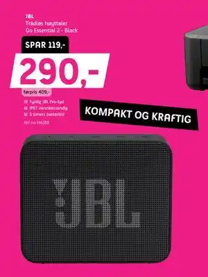 ELON Trådløs høyttaler Go Essential 2 - Black tilbud
